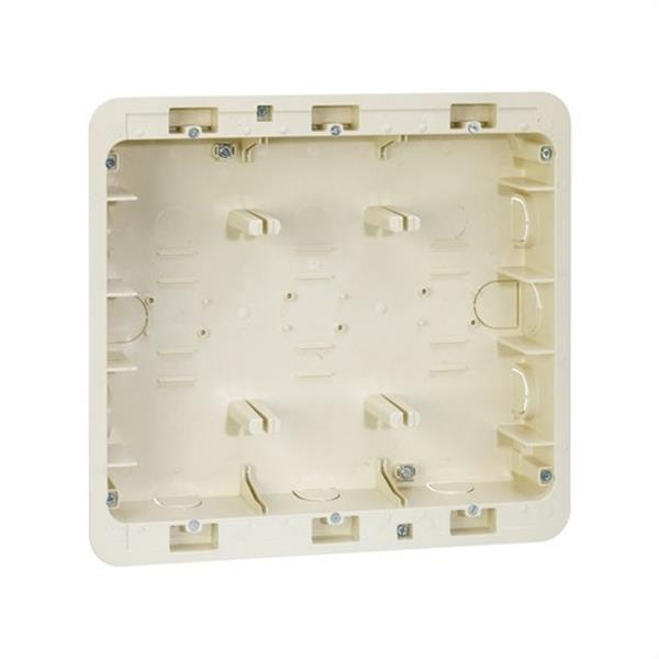 SIMON 27857-61 Caja empotrar SIMON 27 CENTRALIZACIONES para placa 82852 marfil