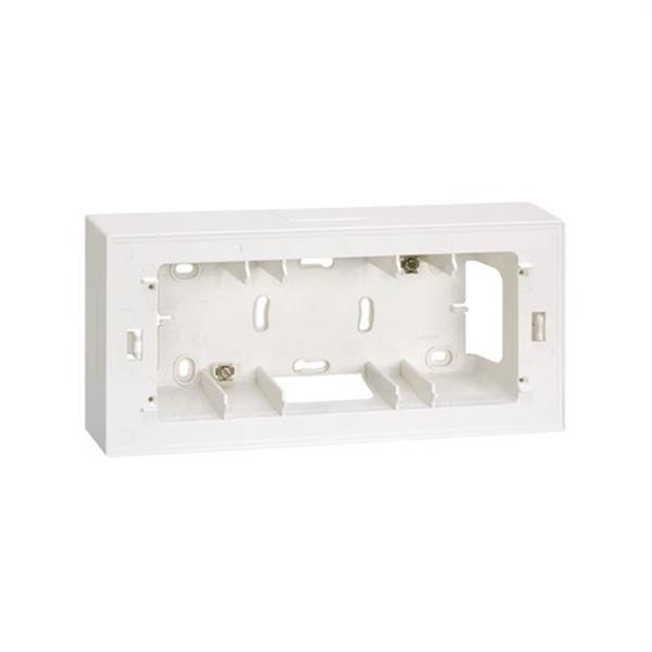 SIMON 27865-65 *CAJA SUPERFICIE SIMON 27 CENTRALIZACIONES PARA PLACA 27721 BLANCO NIEVE