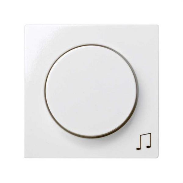 SIMON 28055-30 Tapa y botón potenciómetro altavoz SIMON 28 blanco nieve