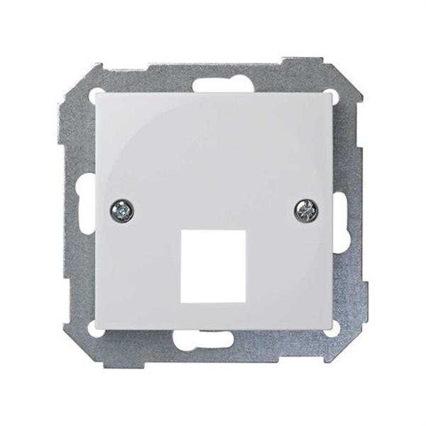SIMON 28085-30 Tapa SIMON 28 para adaptador rojo 45A blanco nieve