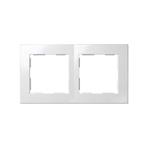 SIMON 28620-30 Placa SIMON 28 con 2 elementos blanco nieve