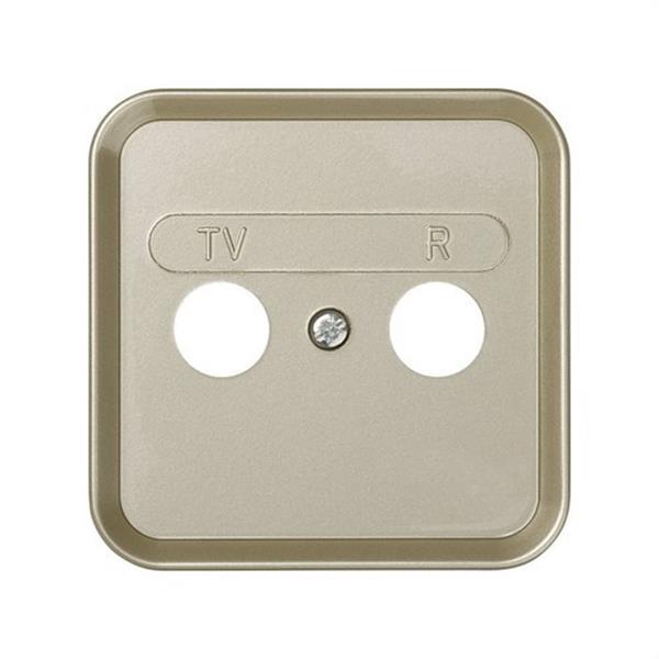 SIMON 31053-64 Placa SIMON 31 para toma R-TV 0 cava