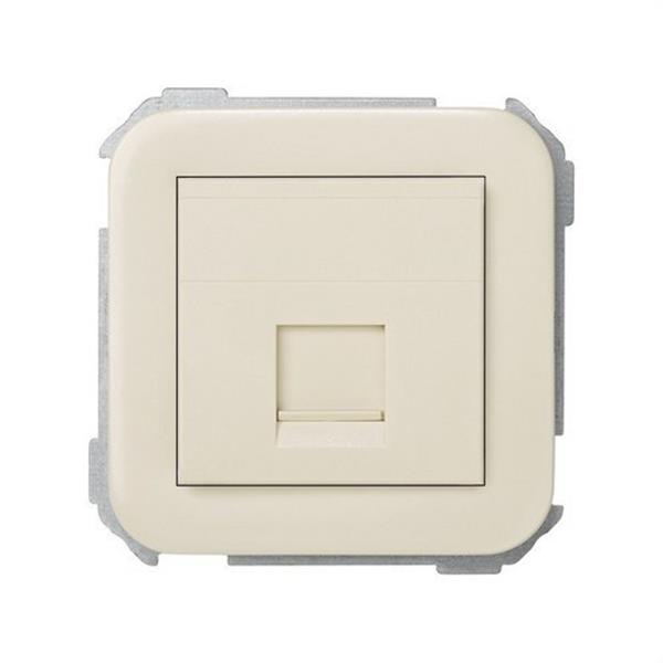 SIMON 31085-61 Tapa informática SIMON 31 con 1 conector universal marfil