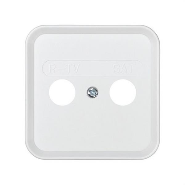 SIMON 31097-60 Placa SIMON 31 toma R-TV+SAT blanco