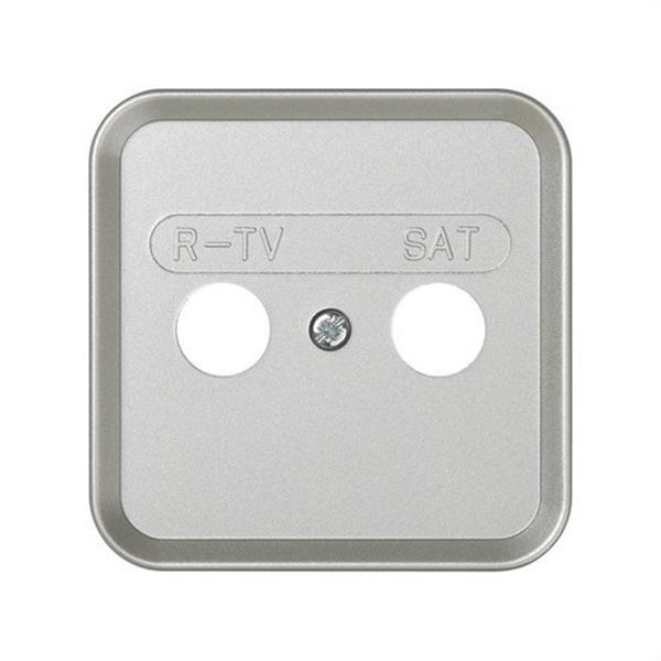 SIMON 31097-63 Tapa SIMON 31 toma R-TV+SAT aluminio