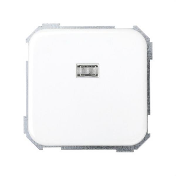 SIMON 31104-30 Interruptor SIMON 31 unipolar con indicador luminoso blanco nieve
