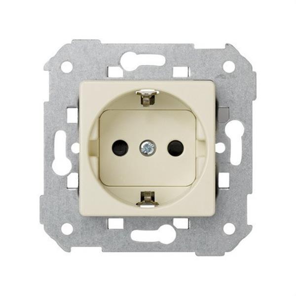 SIMON 31430-61 Base enchufe SIMON 31 normal con TT schuko 16A 250V marfil