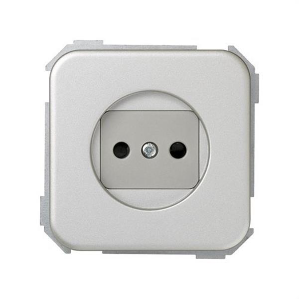 SIMON 31431-63 Base enchufe SIMON 31 normal con seguridad 2P 16A 250V aluminio