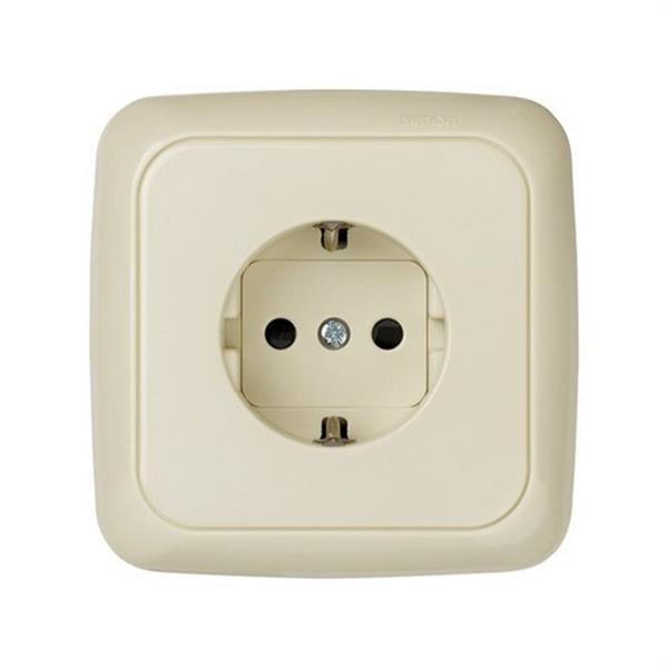 SIMON 31472-61 Base enchufe SIMON 31 schuko monobloc marfil