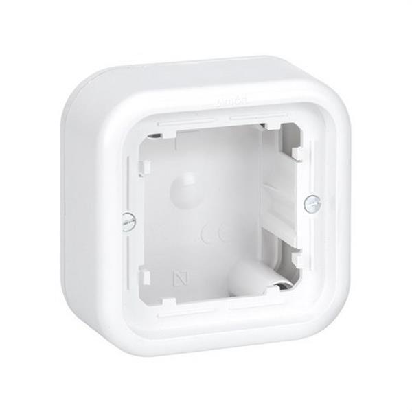 SIMON 31750-30 Caja superficie SIMON 31 con 1 elemento altura 36,5mm blanco nieve