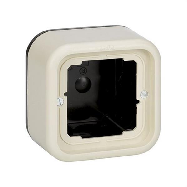 SIMON 31751-31 Caja superficie SIMON 31 con 1 elemento altura 46,5mm marfil