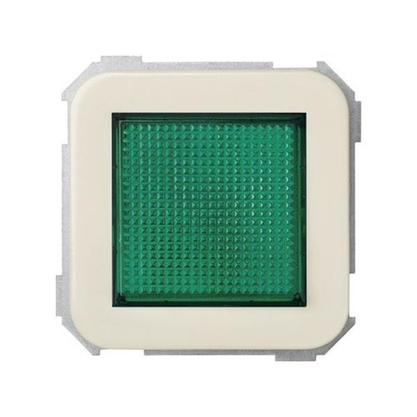 SIMON 31809-31 Señalizador luminoso SIMON 31 con difusor verde marfil