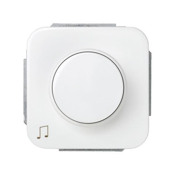 SIMON 31853-30 Potenciómetro SIMON 31 para altavoces 3W 27Ohm blanco nieve