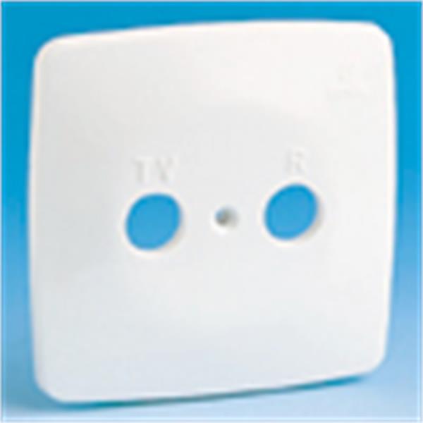 SIMON 32053-31 Placa toma señal R-TV Simon 32 blanco