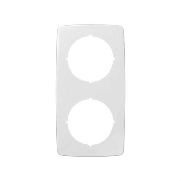SIMON 32620-31 Placa baquelita con 2 elementos Simon 32 blanco