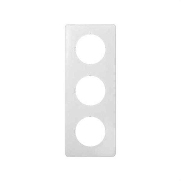 SIMON 32632-31 Placa baquelita con protector con 3 elementos Simon 32 blanco