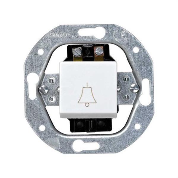 SIMON 32650-35 Pulsador con grabado campana Simon 32 blanco