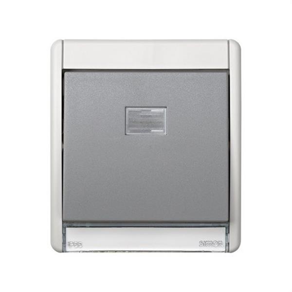 SIMON 4400010-035 Marco SIMON AQUA con tecla simple gris