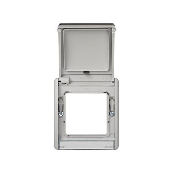 SIMON 4400092-035 Marco SIMON AQUA con tapa articulada en agua gris