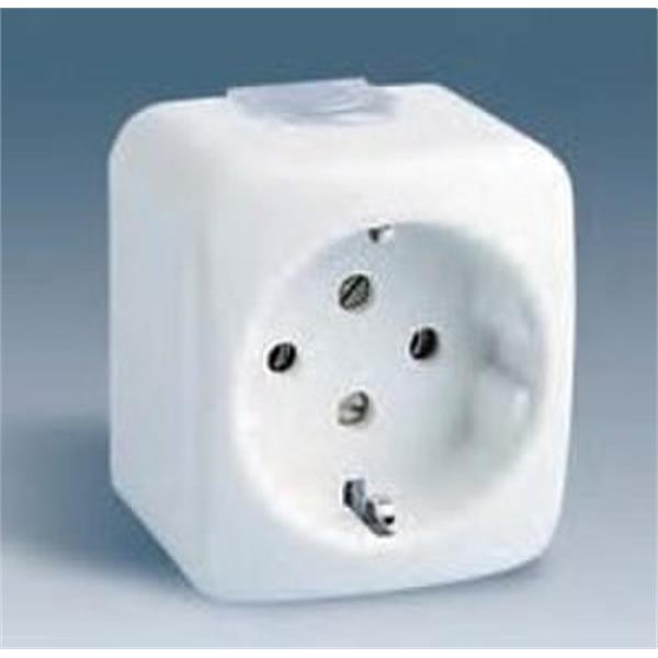 SIMON 48442-31 Base enchufe bipolar toma tierra lateral 20A