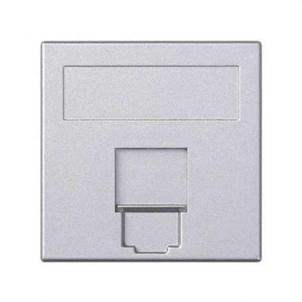 SIMON 50000085-033 Placa V&D plana CG SIMON 500 CIMA con 1 conector AMP/BR/SY/KR/BE aluminio
