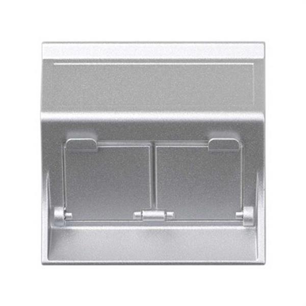 SIMON 50000086-033 Placa V&D inclinada CG SIMON 500 CIMA 2 módulos aluminio