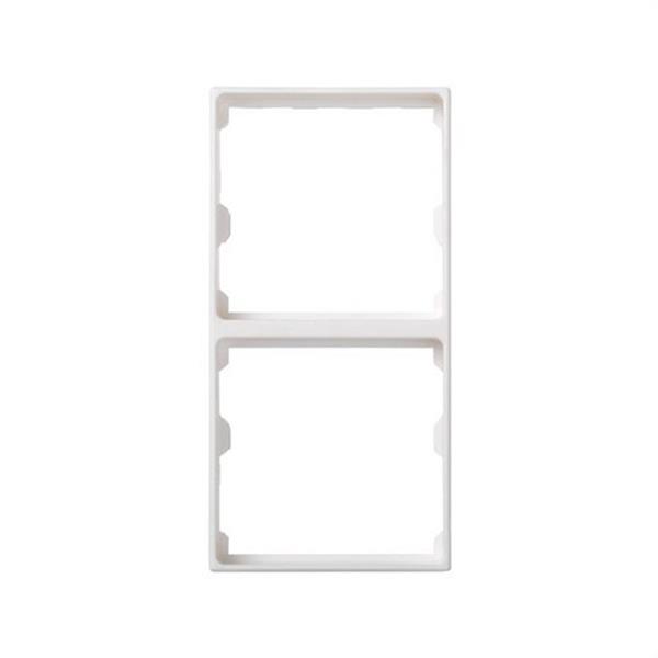 SIMON 50000088-030 Placa adaptadora doble SIMON 500 CIMA blanco