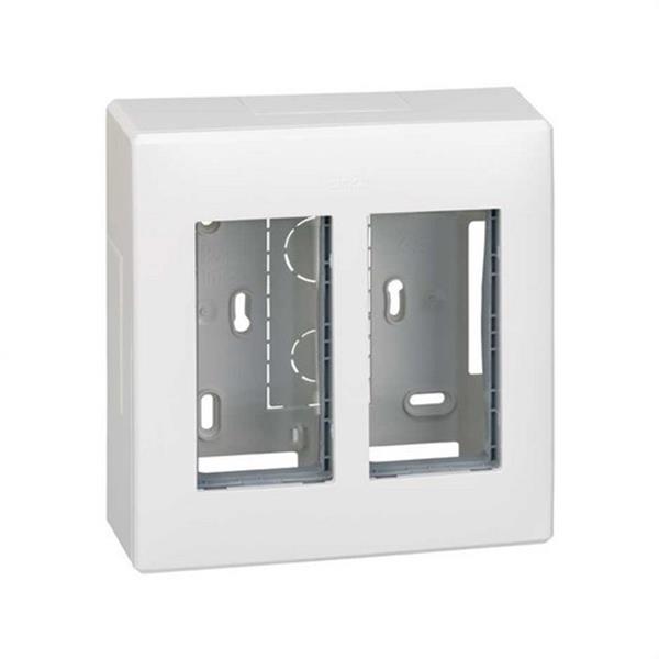 SIMON 51000002-030 Caja superficie SIMON 500 CIMA con 2 módulos blanco