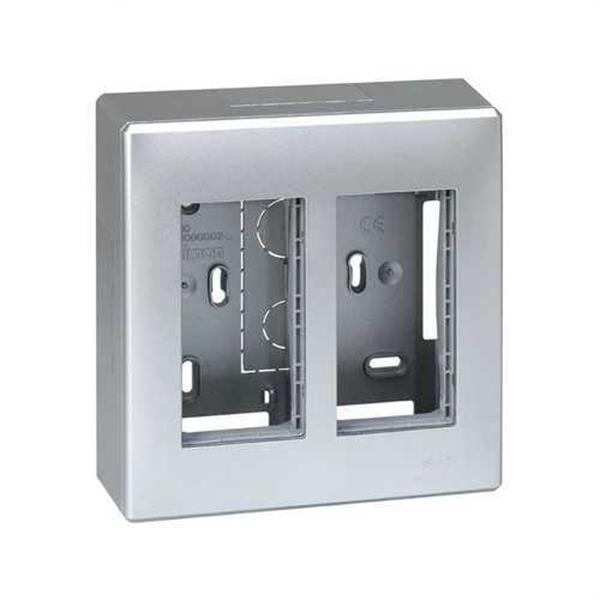 SIMON 51000002-033 Caja superficie SIMON 500 CIMA con 2 módulos aluminio