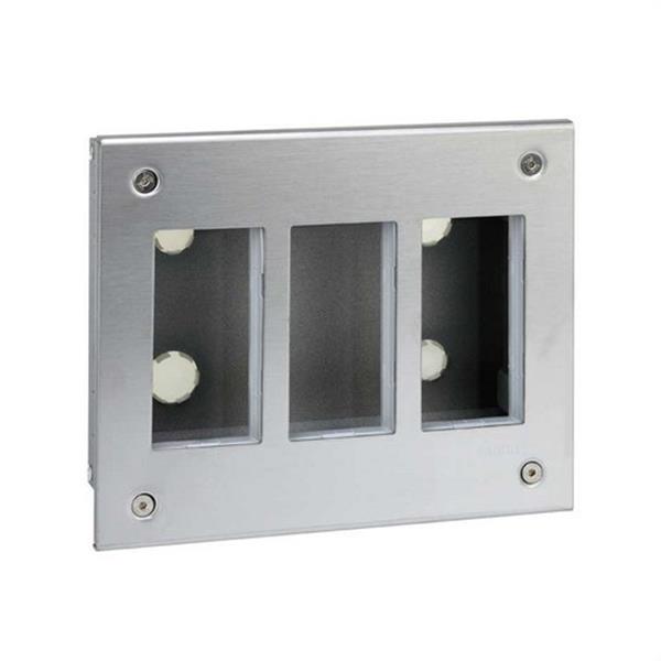 SIMON 51000113-036 Caja metálica empotrar SIMON 500 CIMA con 3 módulos