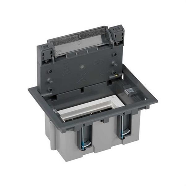SIMON 52050001-035 Caja suelo SIMON 500 CIMA con 1 módulo 70mm gris