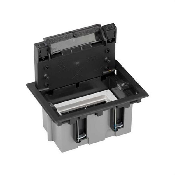 SIMON 52050001-038 Caja suelo SIMON 500 CIMA con 1 módulo 70mm grafito