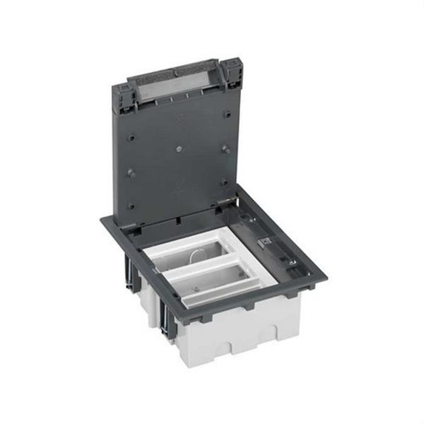 SIMON 52050003-035 Caja suelo SIMON 500 CIMA con 3 módulos 70mm gris