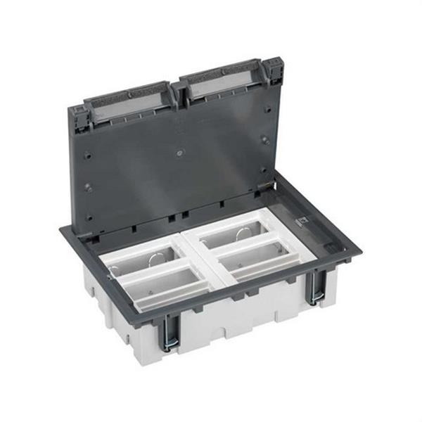 SIMON 52050006-035 Caja suelo SIMON 500 CIMA con 6 módulos 70mm gris