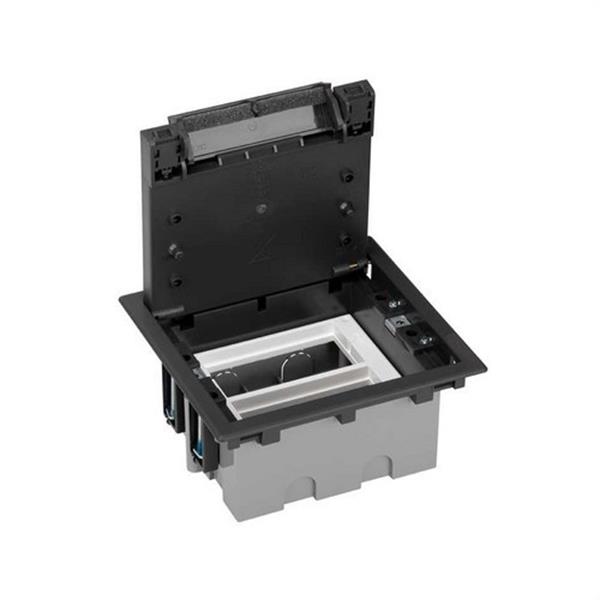 SIMON 52050102-038 Caja suelo SIMON 500 CIMA con 2 módulos 90mm grafito