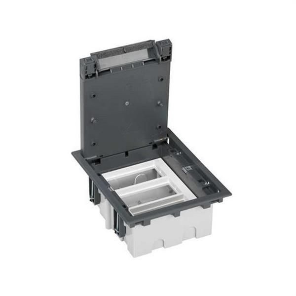 SIMON 52050103-035 Caja suelo SIMON 500 CIMA con 3 módulos 90mm gris