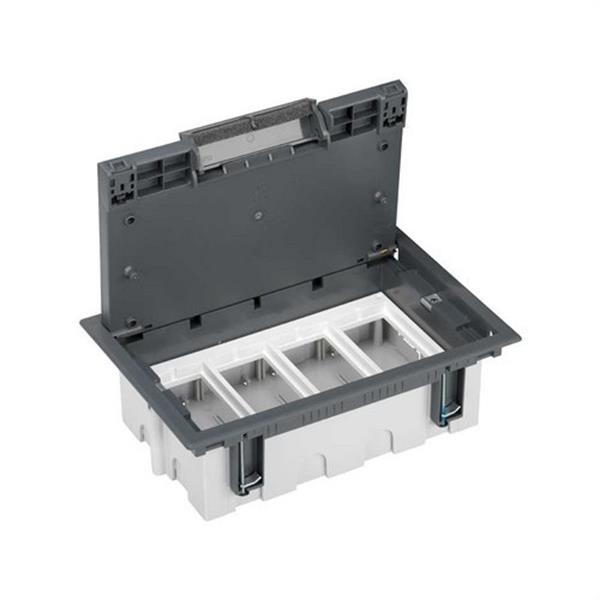 SIMON 52050104-035 Caja suelo 90mm 4 módulos 500 CIMA gris