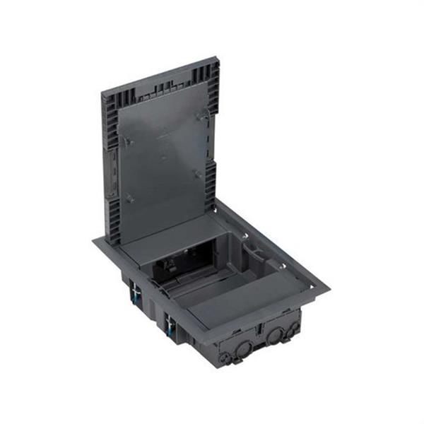 SIMON 52050202-035 Caja suelo profundidad reducida 2 módulos 500 CIMA gris