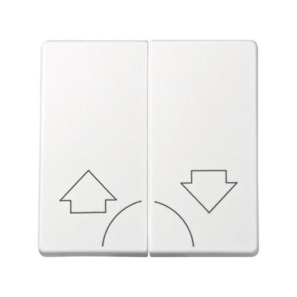 SIMON 73028-60 Tecla SIMON 73 LOFT para grupo 2 pulsadores persiana blanco
