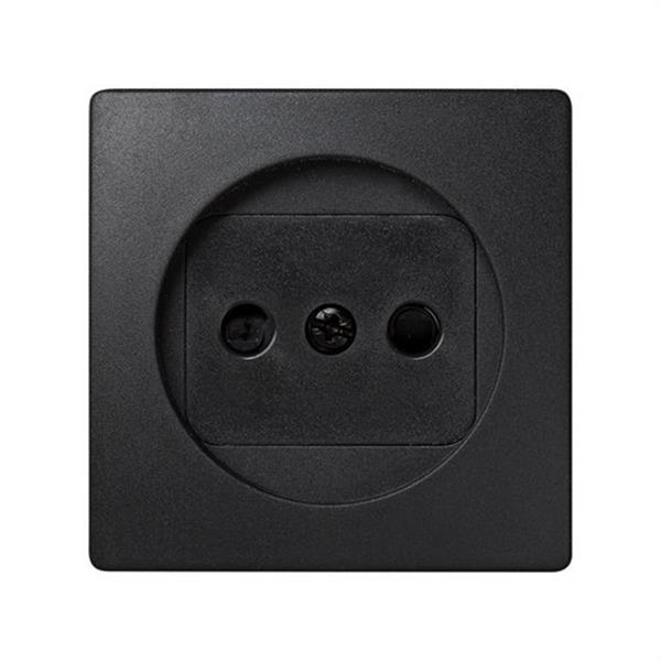SIMON 73040-62 Tapa enchufe SIMON 73 LOFT bipolar grafito
