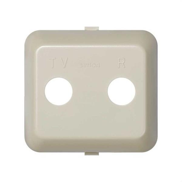 SIMON 73053-31 Tapa SIMON 73 para R-TV marfil
