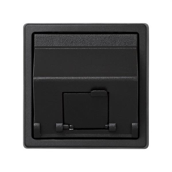 SIMON 73085-62 Soporte SIMON 73 LOFT para con 1 conector RJ45 grafito