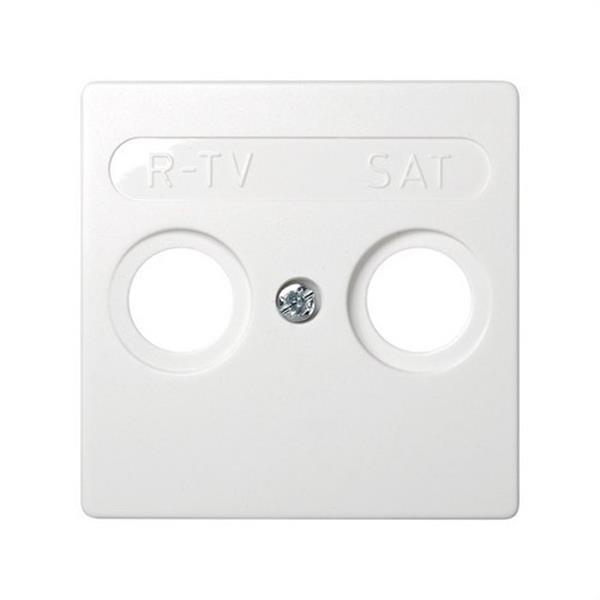 SIMON 73097-60 Tapa SIMON 73 LOFT toma R-TV+satélite blanco
