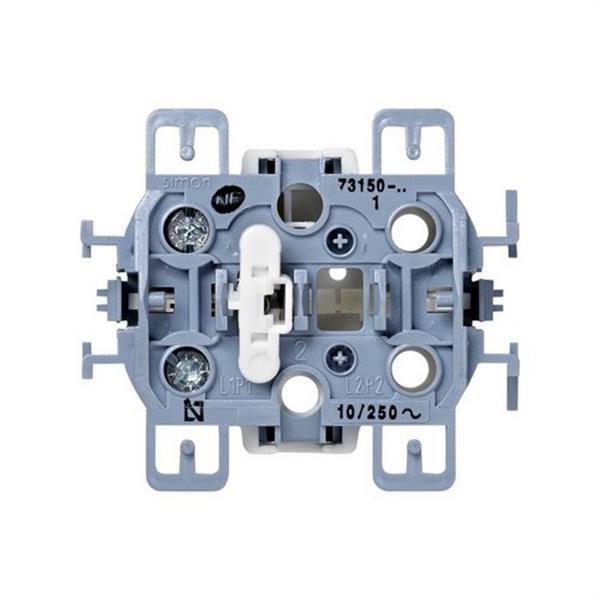 SIMON 73150-39 Pulsador SIMON 73 con sistema de embornamiento por tornillo 10A 250V