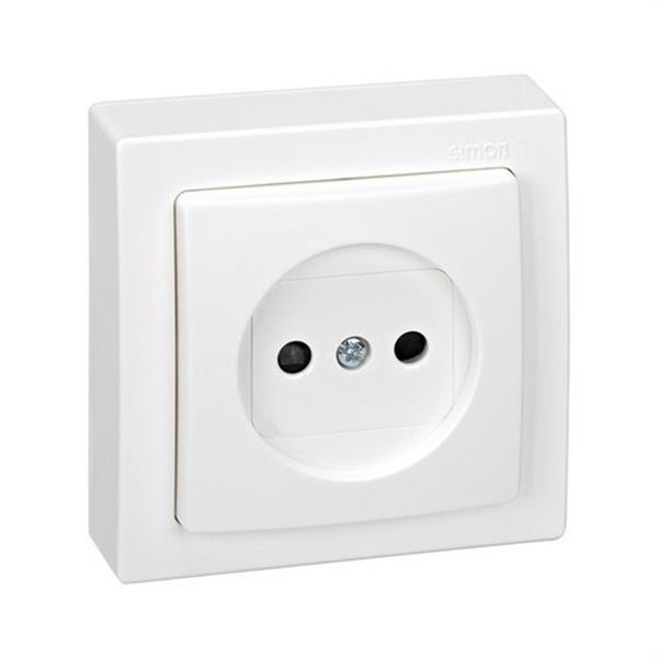SIMON 73431-50 Base enchufe SIMON 73 LOFT bipolar blanco