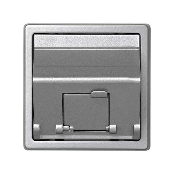 SIMON 73585-63 Soporte SIMON 73 LOFT con 1 conector RJ45 aluminio