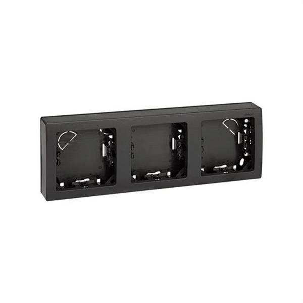 SIMON 73630-62 Marco SIMON 73 LOFT con 3 elementos horizontal grafito