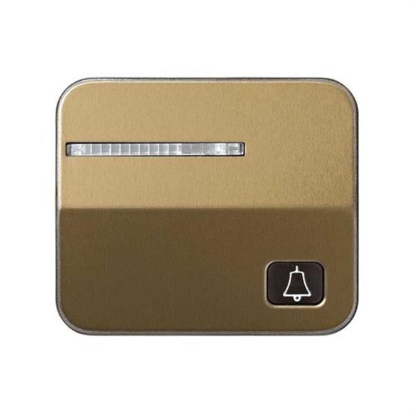SIMON 75015-36 Tecla con luminoso para pulsador campana Simon 75 bronce