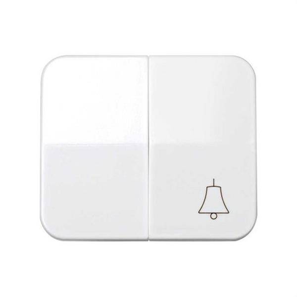 SIMON 75027-30 Tecla SIMON 75 para conmutador pulsador campana blanco nieve