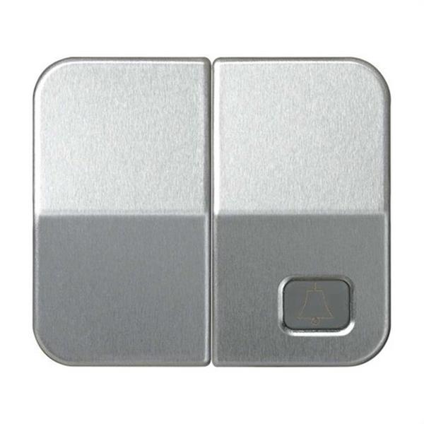 SIMON 75027-33 Tecla SIMON 75 para conmutador pulsador campana aluminio